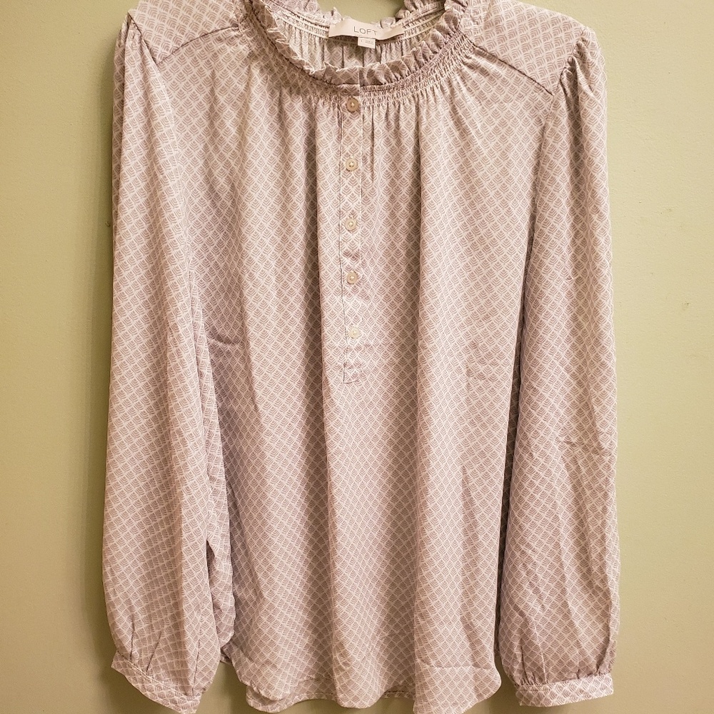 Loft long sleeve blouse